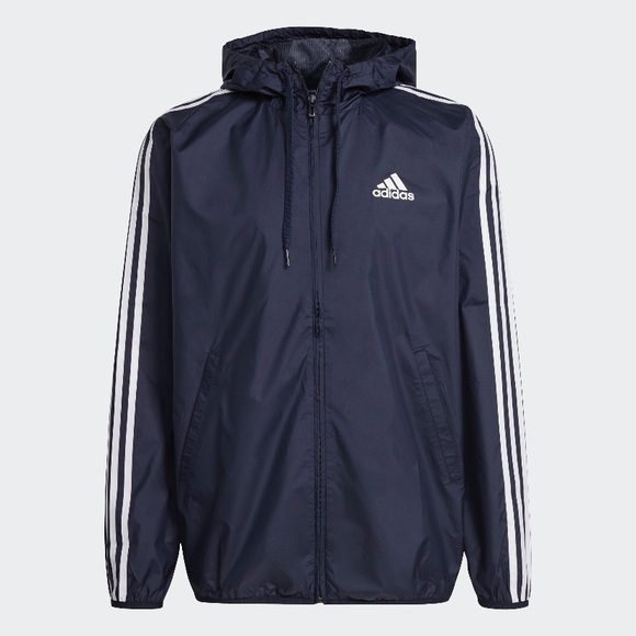 Nwt Adidas Primegreen Essentials 3Stripes Mens Windbreaker